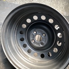 16インチ 4穴 PCD100 スチールホイール4本の画像