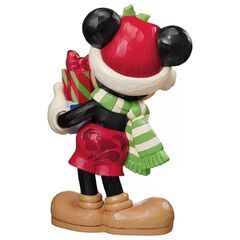 【配送可】Jim Shoreジム ショア プレゼントを持ったミッキー レジン置物 クリスマス Xmas ミッキーマウス ディズニー キャラクター 屋内屋外エクステリア玄関 高級ストーンレジン手描きオブジェの画像