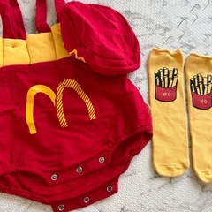 マクドナルド風 コスチューム 子供服の画像