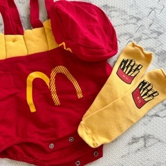 マクドナルド風 コスチューム 子供服の画像