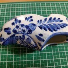 オランダ デルフト焼き陶器  木靴（クロッグ）小物 雑貨 灰皿 の画像