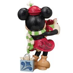 【配送可】Jim Shoreジム ショア プレゼントを持ったミニーちゃん レジン置物 クリスマス Xmas ミニーマウス ディズニー キャラクター 屋内屋外エクステリア玄関 高級ストーンレジン手描きオブジェの画像
