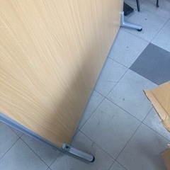 自立式　木目調　パーテーション　中古　リサイクルショップ宮崎屋　住吉店25.8.24の画像