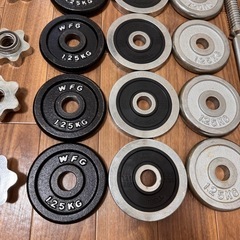 ダンベルプレート　20kg 筋トレの画像
