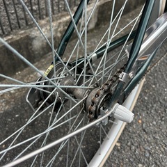 シティサイクル 27インチ ステンレスフェンダー キレイめ中古 検)ママチャリの画像
