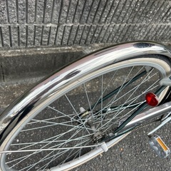 シティサイクル 27インチ ステンレスフェンダー キレイめ中古 検)ママチャリの画像