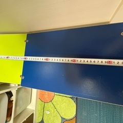 カラーボックス　青黄緑の画像