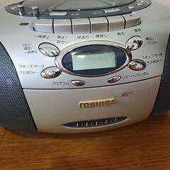 TOSHIBA CDラジオカセットレコーダーの画像
