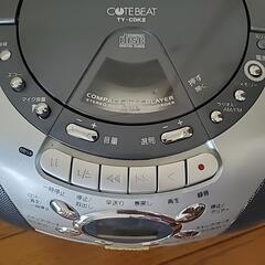 TOSHIBA CDラジオカセットレコーダーの画像