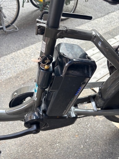 BRIDGESTONE bikke MOB dd 電動アシスト自転車 ソフトカーキ チャイルドシート付き 