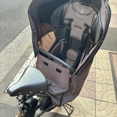 BRIDGESTONE bikke MOB dd 電動アシスト自転車 ソフトカーキ チャイルドシート付き の画像