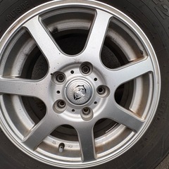 175/80R15 20年12月製造　TOYO 夏タイヤ　ウェッズ ホイールの画像