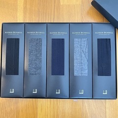 お譲り先決定》dunhill メンズ　靴下　サイズ25 　5足組の画像