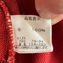 レディース　セーターＣ(シミあります)の画像