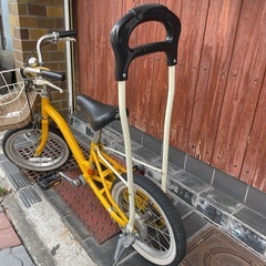 自転車　コマ付き　子供用の画像