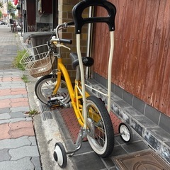 自転車　コマ付き　子供用の画像