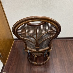 【無料】【引取限定】ラタンチェアお譲りします2025/8/25〜の画像