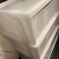ニトリ　プラスチックチェストの画像