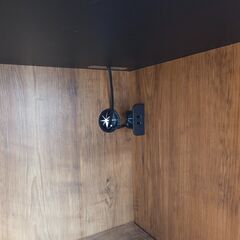 未使用訳あり キッチンカウンター 幅100cm 北欧ヴィンテージ ナチュラルヴィンテージ 大型レンジ 背面化粧 収納 間仕切り レンジボードの画像