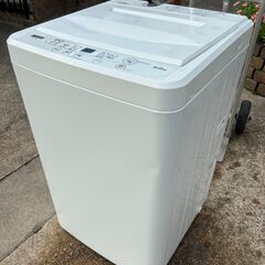 YAMADA　ヤマダ　全自動洗濯機　YWM-T60H1　6kg　2023年製の画像
