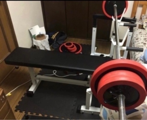 筋トレ　トレーニングセット　プレート多数あり　説明欄に詳細記載