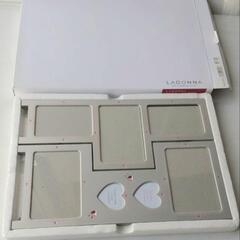 ☆未使用ラドンナ フォトフレームシルバー×ピンク☆の画像