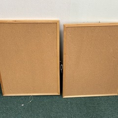 コルクボード　便利グッズ　木枠の画像
