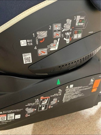 ネイビー チャイルドシート ISOFIX対応　エールべべ　クルット5i