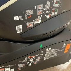 ネイビー チャイルドシート ISOFIX対応　エールべべ　クルット5iの画像