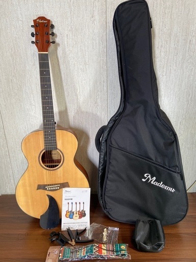 美品◆Mademu アコースティックギター MCG40B-KF-M ソフトケース 美品◇Mademu アコースティックギター MCG40B-KF-M ソフトケース