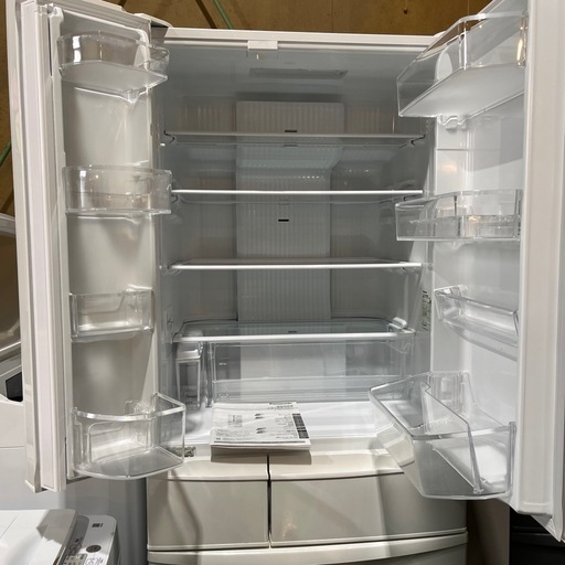 【?2024年】Panasonic  パナソニック　冷蔵庫　製氷機付き 451L 大型冷蔵庫　最新　白　ホワイト　家電【動作OK】