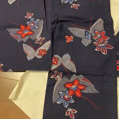 浴衣と作り付け帯の画像