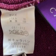 レディース　セーターＥ(シミあります)の画像