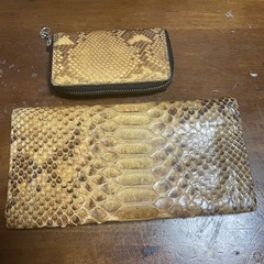 蛇本革　財布セットの画像