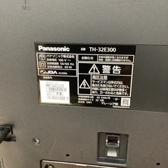 Panasonic パナソニック　液晶テレビ　32型　TH-32E300 2017年製の画像