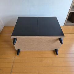 未使用訳あり キャビネット 幅80 完成品 日本製 木製 収納棚 リビング ブラックインテリア 収納 棚 ラック 扉付き リビングボードの画像