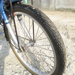 フォルクスワーゲン　折畳み式自転車　20インチ　6速　カゴ付の画像