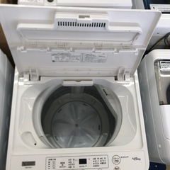 YAMADA 4.5kg 全自動洗濯機:2021年製【リサイクルフカツ岡崎倉庫店】250825KT-2の画像