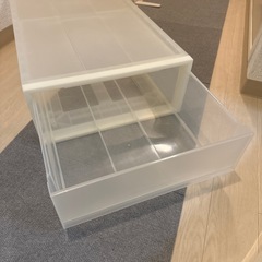 クリア収納ケース/収納/引き出しの画像