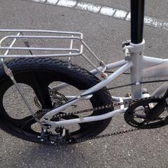 (引取り又はお届けご相談)折りたたみ式自転車22インチの画像
