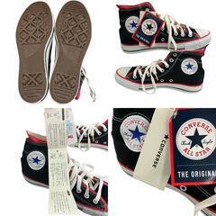 186000 CONVERSE コンバース ALL STAR オールスター 6J 10 05 A97 32066721 225 WO  26 ブラック　レッド LAYERING HI 26.0cm メンズ [1000025420219]の画像