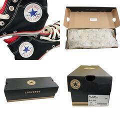 186000 CONVERSE コンバース ALL STAR オールスター 6J 10 05 A97 32066721 225 WO  26 ブラック　レッド LAYERING HI 26.0cm メンズ [1000025420219]の画像
