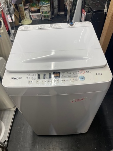 【中古】¥8,800  　4.5k全自動洗濯機　ハイセンス　2022年製　【IH90】