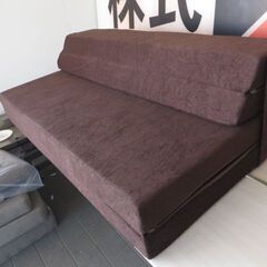 未使用/新品　エラー入庫品　ソファ ソファー 2人掛け ソファーベッド ローソファー 4way 高反発 マットレス ダブル 高反発マット 高反発マットレス マット ローソファの画像