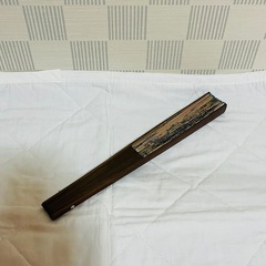 【美品】アンティーク 扇子 大きめ扇子 骨董品 レトロ インテリアの画像