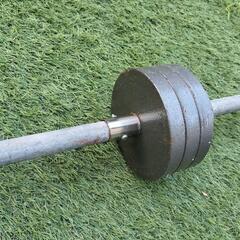 バーベルセット 筋トレ ベンチプレス ダンベルの画像