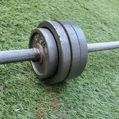 バーベルセット 筋トレ ベンチプレス ダンベルの画像