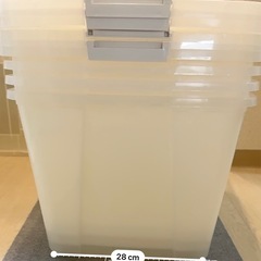 クリア収納ケースの画像