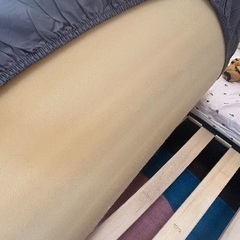 【¥0】IKEAシングルベット（ダブルベッドにもなる）マット付きお譲りしますの画像