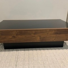 モダンデコ センターテーブル  ガラステーブル  ローテーブル の画像